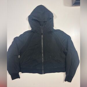 Lululemon Scuba Oversized Full-Zip Hoodie Black Good Condition Women’s Size M/L